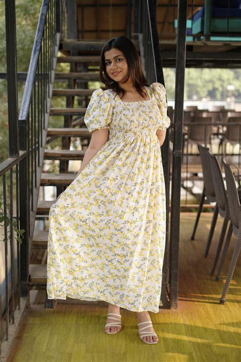 Yellow Maxi Dresses For Women by Wyshlist