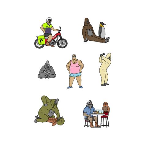 CHARACTERS Sticker Sheet | THE BIG LEZ SHOW Official Merch – Donny's Shop