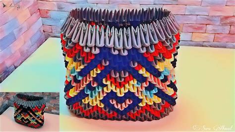 Image result for 3D Origami Box Tutorial