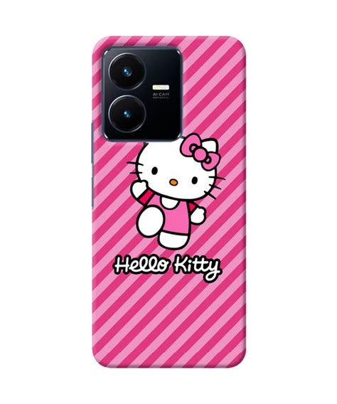 Hello kitty pink Vivo Y22 Back Cover Case Online at Best Price – Shoproom