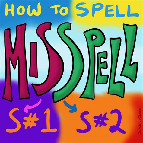 Misspelled or Mispelled? Learn the Correct One - Drawings Of...