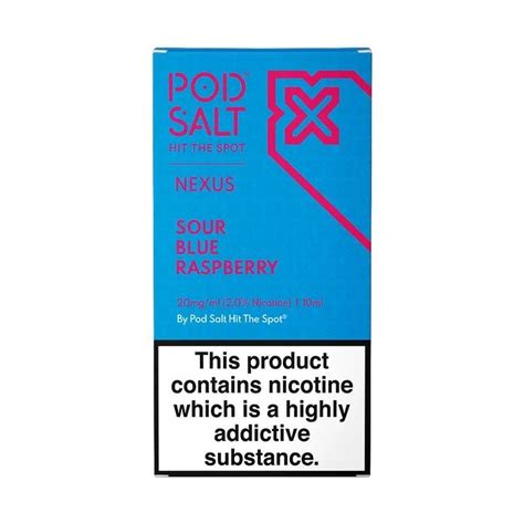 Sour Blue Raspberry POD SALT NEXUS: Sweet & Sour Delight - India Vape Store