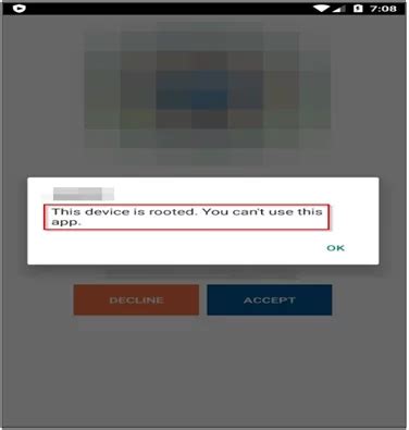 Image result for You Are Using a Rooted Device Message