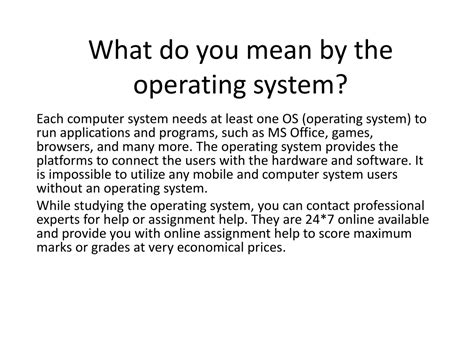 Operating System Meaning 的图像结果