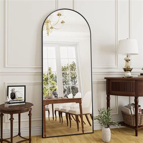 Full Length Mirror Arched Floor length Mirror, 70"x26" Large Full Body ...