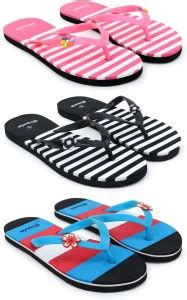 Bizwiz Women for Women Combo 3 Slippers / Flip Flop Slippers - Buy ...
