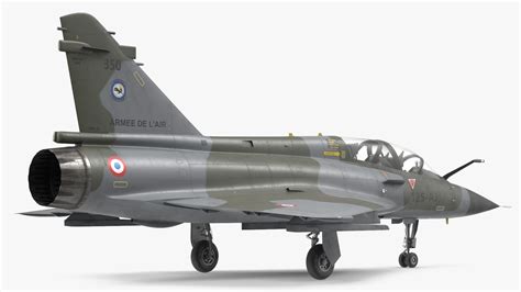 3D Dassault Mirage 2000 Two Seat Fighter Camouflage model | 3D Molier ...
