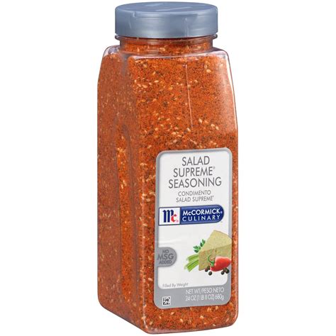 Amazon.com : McCormick Culinary Salad Supreme Seasoning, 24 oz - One 24 ...