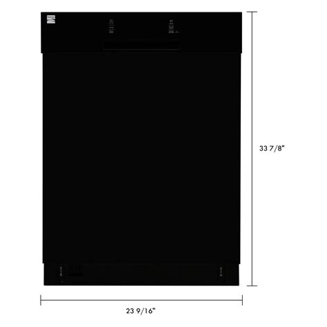 Kenmore 22-14599 14599 24" Built-in Dishwasher with UltraWash® System and SmartWash® – Black ... - when was built kenmore