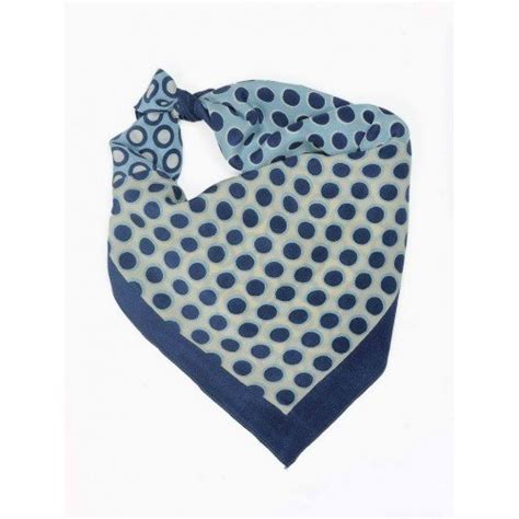 Buy Tiekart men blue polka dot silk scarf at Amazon.in