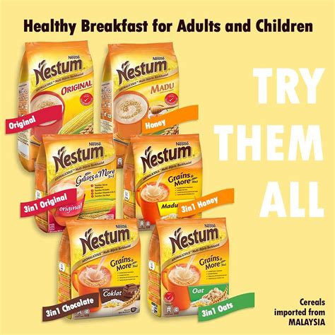Nestle Nestum Nestum 3-in-1 Cereal Milk Drink Bundle - Low Fat, India ...