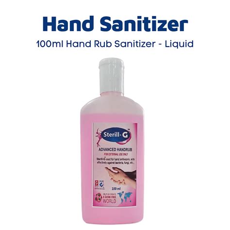 Buy Sterill-G 100ml Liquid Hand Sanitizer Online at Best price in India