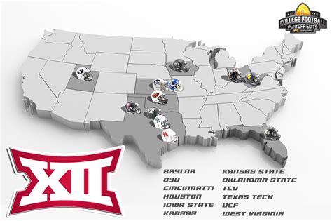Big 10 Conference Map