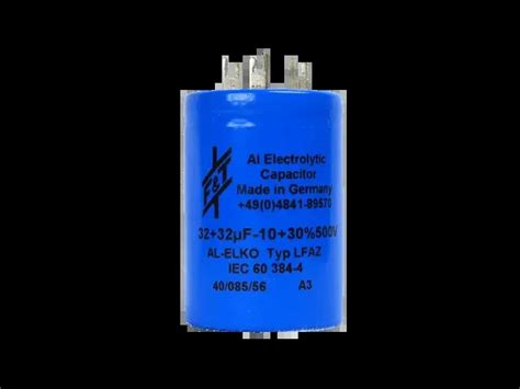 Tube-Town Store - F+T 32 + 32 µF / 500 V Multisection