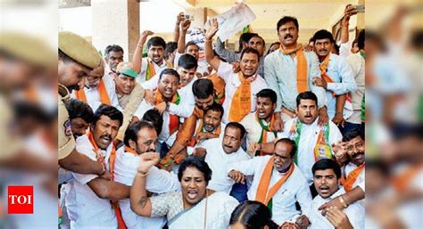 BJP: BJP siege of collectorates to protest Muslim quota | Hyderabad ...