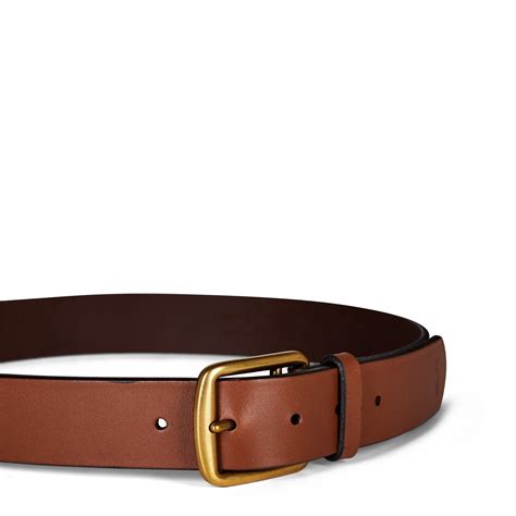POLO RALPH LAUREN | Men's Saddle Leather Belt | Leather Belt | FRASERS