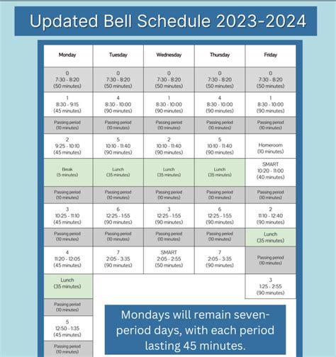 What Is A Bell Schedule at Sherman Aragon blog