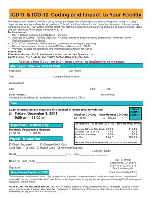 Fillable Online This session will review ICD9CM Coding including the ...