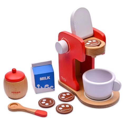 Buy NESTA TOYS - Wooden Coffee Maker Toy | Kitchen Cooking Toy ...