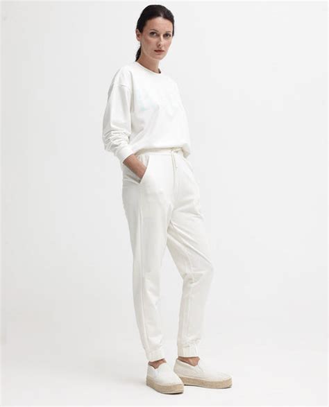 Rareism Womens Terac Off White Track Pant Solid