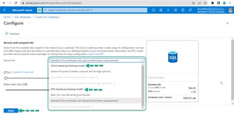 How Create Database in Azure Portal 的图像结果