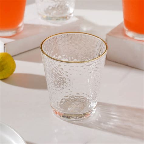 Pebble Textured Short Tumbler Set Of 6 250 ml Online - Premium Tumbler ...