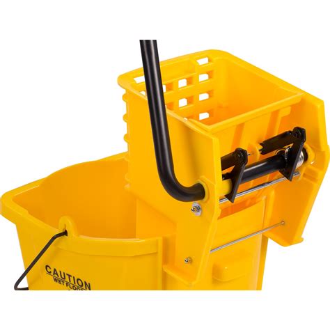 3690804 - Commercial Mop Bucket with Side-Press Wringer 26 Quart ...