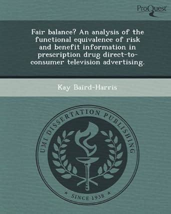 Buy Fair Balance? an Analysis of the Functional Equivalence of Risk and ...