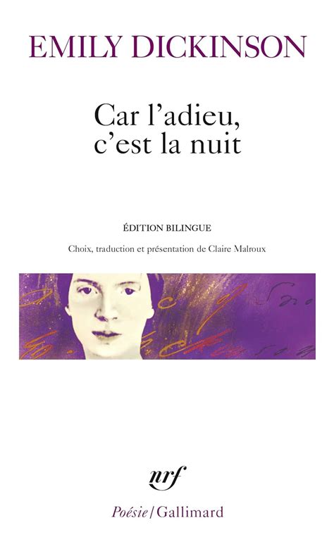 Buy Car L Adieu, C Est La Nuit: A34759 (Poesie/Gallimard) Book Online ...