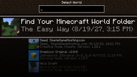 Minecraft Save File PC 的图像结果