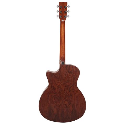 Buy Vault EA25 Grand Auditorium Shape Acoustic Guitar with Bubinga Back ...
