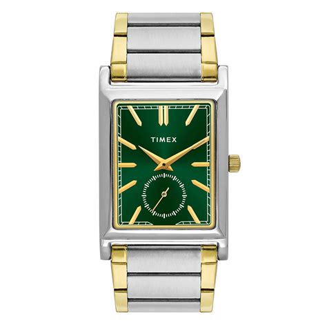 TIMEX Men Green Rectangle Dial Analog Watch - TW000L524 – KRISHNA WATCH ...
