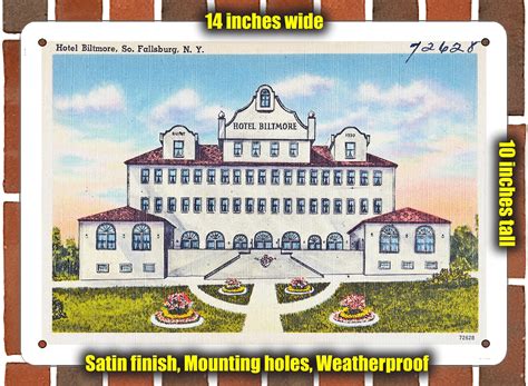 Metal Sign - New York Postcard - Hotel Biltmore, So. Fallsburg, N. Y ...