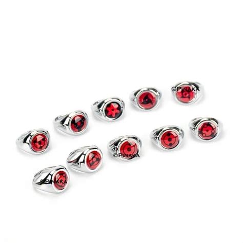 KENMA Anime Cosplay Ring Set of 10 for Men and Women Akatsuki Itachi ...