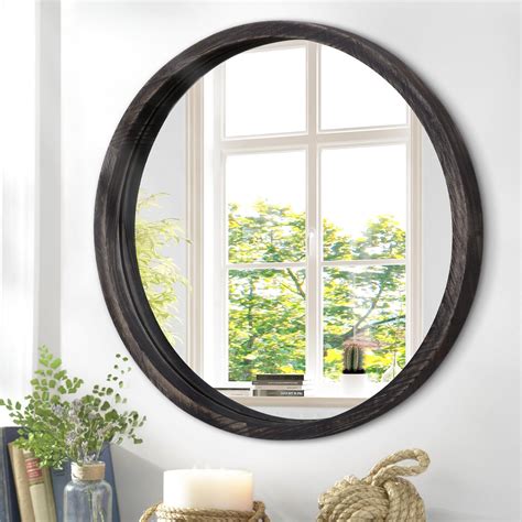 Amazon.com: JJUUYOU Round Wall Mirror Circle Mirror for Bathroom, Small ...