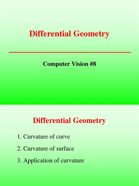 Image result for Normal Section Differential Geometry Visualization