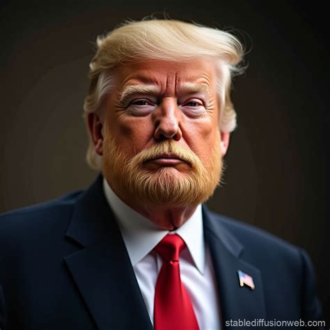 Donald Trump's Stubble | Stable Diffusion Online