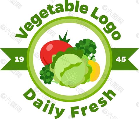 生鲜蔬菜标志设计矢量素材下载平面广告素材免费下载(图片编号:8623930)-六图网