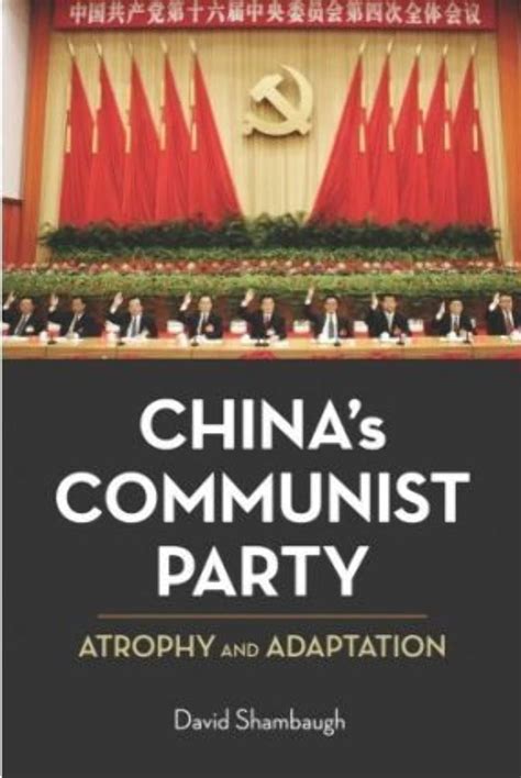 Buy China′s Communist Party – Atrophy and Adaptation Book Online at Low ...