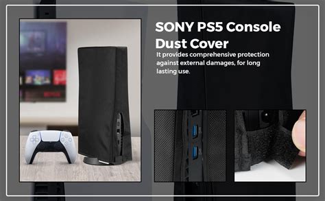 ZORBES® Dust Cover for Sony PS5 Slim Console,Oxford Cloth Dust Proof ...