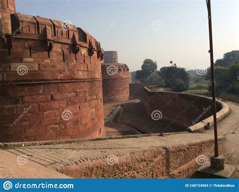 Red Fort - Agra - Lal Qila. (1565-1573) . India . Stock Image - Image ...