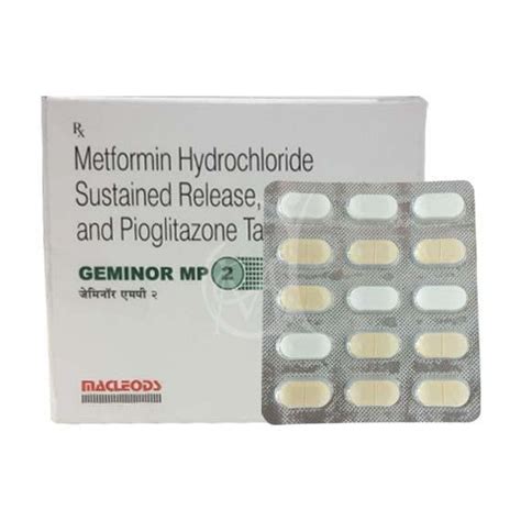 Geminor MP 2 Tablet Distributor in India - Jindal Medical Store