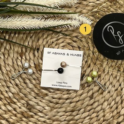Loop Pins ( Pack of 4 Pins ) – RF Abayas
