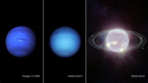Webb captures dazzling images of Neptune and its delicate rings | Daily ...