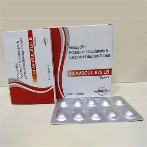 CLAVSOUL-625 LB Tablets Soulcure Pharmaceuticals