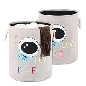 Kuber Industries Pack of 2 Multipurpose 60 Ltr Foldable Washing Clothes ...