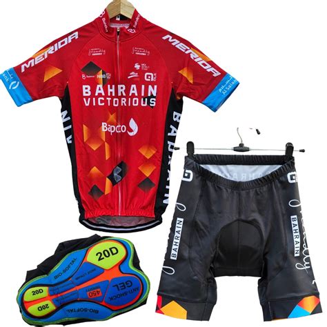 Bahrain High Quality Cycling Jersey Pro Bicycle Team Cycling Bib Short ...