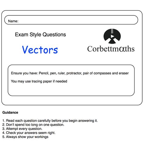 Image result for CSEC Maths Vectors Questions