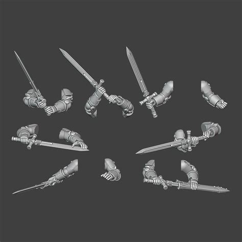 Gen 3S Power-sword arms [Expansion Plus]・ STL File for 3D printing・Cults