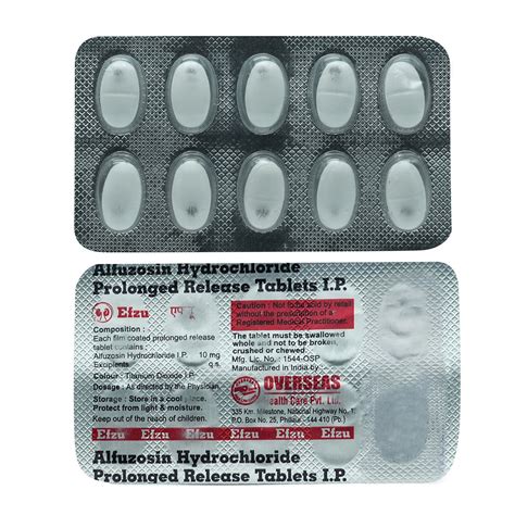 Efzu 10 mg Tablet | Uses, Side Effects, Price | Apollo Pharmacy